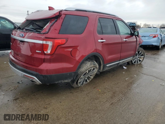 2016 Ford Explorer Platinum with VIN 1FM5K8HT4GGC58404, listed as a Copart auction lot 41991715 with 149,147 mi miles and Salvage title. Bid and sale history available at DreamBid. Image 3.