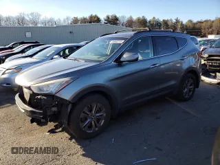 2013 Hyundai Santa Fe Sport with VIN 5XYZUDLB2DG020962, listed as a Copart auction lot 46402215 with 185,213 mi miles and Salvage Title. Bid and sale history available at carsss.com. Image 1.