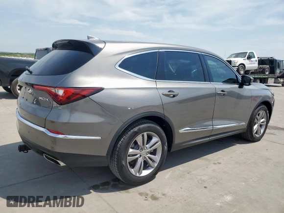 2022 Acura MDX with VIN 5J8YE1H31NL006356, listed as a Copart auction lot 53815305 with 35,937 mi miles and Clean Title. Bid and sale history available at carsss.com. Image 3.