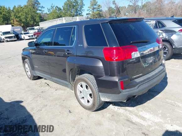 2016 GMC Terrain SLE with VIN 2GKFLSEK8G6104815, listed as a IAAI auction lot 41486111 with 147,655 mi miles. Bid and sale history available at carsss.com. Image 3.