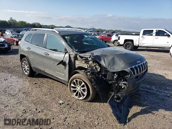 2020 Jeep Cherokee Latitude Plus with VIN 1C4PJLLBXLD581207, listed as a Copart auction lot 52283645 with 129,742 mi miles and Salvage Title. Bid and sale history available at carsss.com. Image 12.