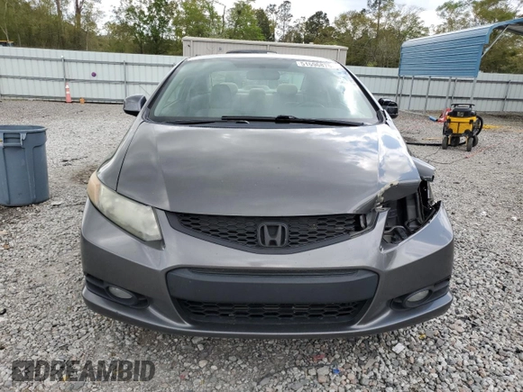 2012 Honda Civic Cpe LX with VIN 2HGFG3B58CH565582, listed as a Copart auction lot 51596875 with 212,658 mi miles and Salvage Title. Bid and sale history available at carsss.com. Image 5.