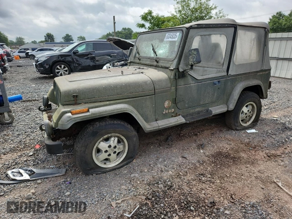 1992 Jeep Wrangler with VIN 2J4FY49S2NJ554502, listed as a Copart auction lot 63345035 with 113,897 mi miles and Clean title. Bid and sale history available at DreamBid. Image 1.