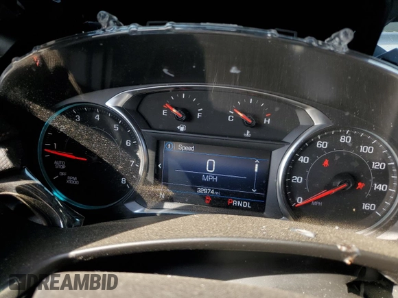 2022 Chevrolet Equinox RS with VIN 3GNAXMEV6NS209486, listed as a Copart auction lot 50087905 with 32,974 mi miles and Salvage Title. Bid and sale history available at DreamBid. Image 9.