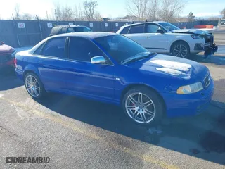 2001 Audi S4 with VIN WAURD68D31A046436, listed as a IAAI auction lot 41408281 with 88,801 mi miles. Bid and sale history available at carsss.com. Image 1.