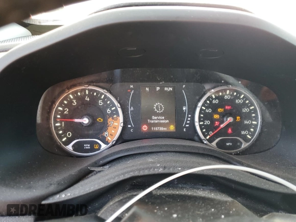 2017 Jeep Renegade Latitude with VIN ZACCJABB9HPF21559, listed as a Copart auction lot 48186465 with 115,739 mi miles and Salvage Title. Bid and sale history available at carsss.com. Image 9.