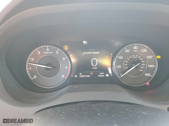 2022 Acura RDX w/Technology Package with VIN 5J8TC1H52NL007923, listed as a Copart auction lot 79934644 with 22,341 mi miles and Salvage Title. Bid and sale history available at carsss.com. Image 9.