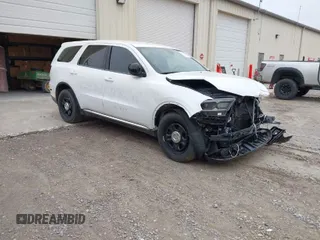 2023 Dodge Durango Pursuit with VIN 1C4SDJFT6PC591769, listed as a IAAI auction lot 41803151 with 25,642 mi miles and . Bid and sale history available at DreamBid. Image 1.