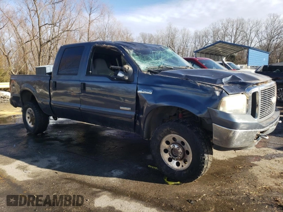 2007 Ford F-250 XL with VIN 1FTSW21P37EA30668, listed as a Copart auction lot 45554975 with 197,861 mi miles and Salvage title. Bid and sale history available at DreamBid. Image 4.