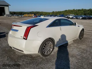 2012 Cadillac CTS Coupe with VIN 1G6DA1E37C0113328, listed as a Copart auction lot 73697604 with 0 mi miles and Salvage Title. Bid and sale history available at carsss.com. Image 3.