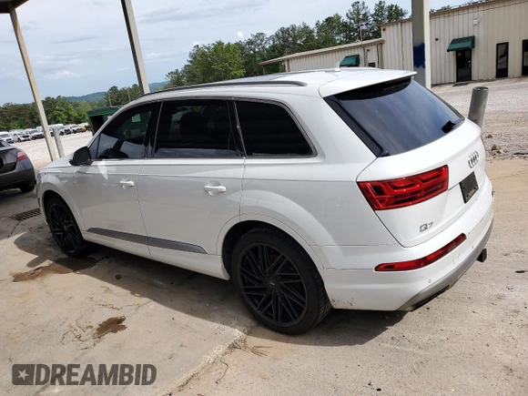 2017 Audi Q7 Premium Plus with VIN WA1LAAF71HD034774, listed as a Copart auction lot 55063835 with 114,481 mi miles and Clean Title. Bid and sale history available at DreamBid. Image 2.