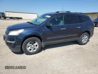 2017 Chevrolet Traverse LS with VIN 1GNKRFED6HJ206725, listed as a Copart auction lot 51914725 with 187,120 mi miles and Salvage Title. Bid and sale history available at carsss.com. Image 1.