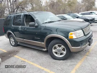 2002 Ford Explorer Eddie Bauer with VIN 1FMZU74W22ZC19782, listed as a IAAI auction lot 40931485 with 109,160 mi miles and . Bid and sale history available at DreamBid. Image 1.