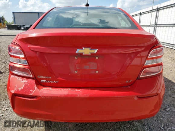 2017 Chevrolet Sonic LT with VIN 1G1JD5SH2H4117715, listed as a Copart auction lot 61472535 with 143,955 mi miles and Salvage title. Bid and sale history available at DreamBid. Image 6.
