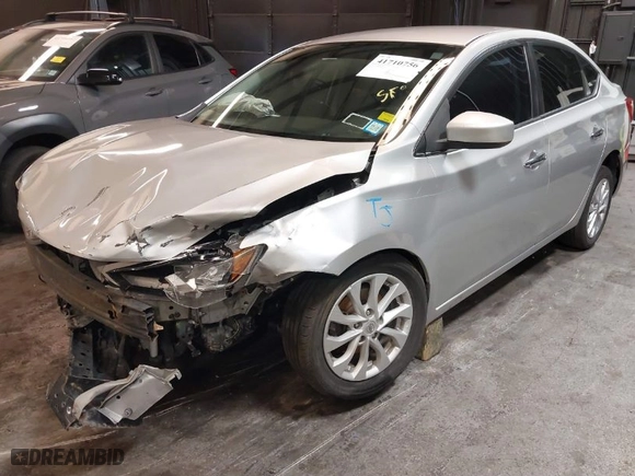 2019 Nissan Sentra S with VIN 3N1AB7AP8KY368019, listed as a IAAI auction lot 41710756 with 79,216 mi miles. Bid and sale history available at carsss.com. Image 2.