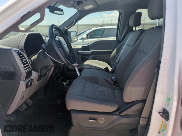 2017 Ford F-150 XL with VIN 1FTEW1EF9HKE54092, listed as a Copart auction lot 58506845 with 103,248 mi miles and Salvage title. Bid and sale history available at DreamBid. Image 7.