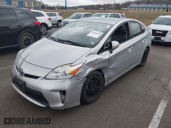 2013 Toyota Prius One with VIN JTDKN3DU6D5694369, listed as a IAAI auction lot 41486868 with 181,403 mi miles. Bid and sale history available at carsss.com. Image 20.