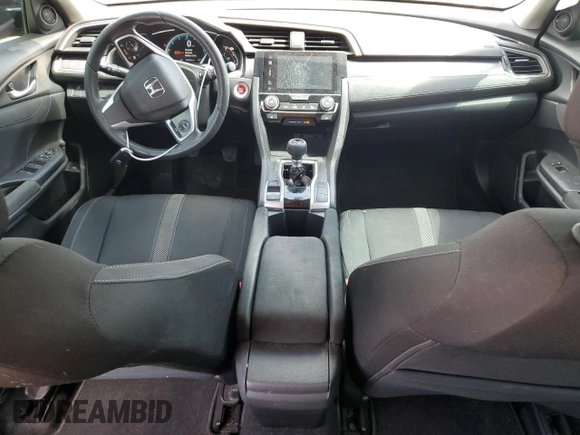 2017 Honda Civic EX-T with VIN 19XFC1E35HE023013, listed as a Copart auction lot 53592114 with 89,260 mi miles and Salvage Title. Bid and sale history available at DreamBid. Image 8.