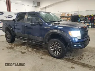 2010 Ford F-150 XL with VIN 1FTFW1EV3AFD29468, listed as a Copart auction lot 52371705 with 186,317 mi miles and Salvage Title. Bid and sale history available at carsss.com. Image 4.