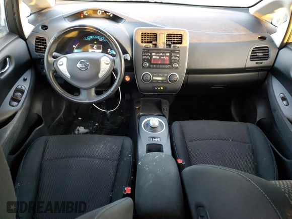 2015 Nissan LEAF SV with VIN 1N4AZ0CP8FC316522, listed as a Copart auction lot 41827135 with 52,635 mi miles and Salvage Title. Bid and sale history available at carsss.com. Image 8.