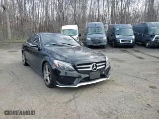 2015 Mercedes-Benz C-Class C 300 Luxury with VIN 55SWF4KB5FU036306, listed as a Copart auction lot 50537355 with 134,339 mi miles and Salvage Title. Bid and sale history available at carsss.com. Image 10.