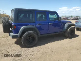 2020 Jeep Wrangler Unlimited Sport S z VIN 1C4HJXDN3LW159143, wystawiony jako Copart lot #62864815 z przebiegiem 33 816 mil mil oraz Nie do naprawy • Non repairable. Historia ofert i sprzedaży dostępna na DreamBid. Obrazek 3.