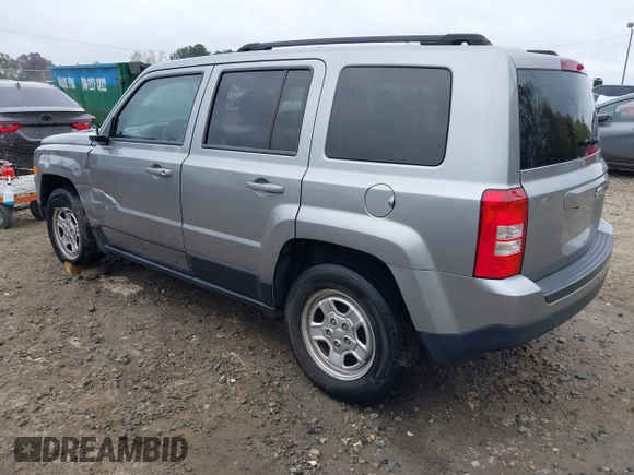 2017 Jeep Patriot Sport with VIN 1C4NJPBA2HD146096, listed as a IAAI auction lot 41896154 with 165,486 mi miles. Bid and sale history available at carsss.com. Image 3.