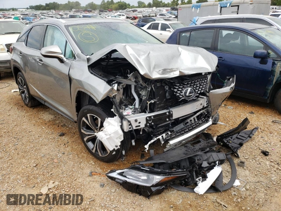 2022 Lexus RX with VIN JTJHZMDA1N2058839, listed as a Copart auction lot 55862772 with 7,964 mi miles and Salvage Title. Bid and sale history available at carsss.com. Image 1.
