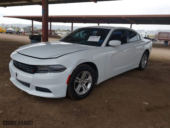 2016 Dodge Charger SE with VIN 2C3CDXBG8GH173165, listed as a IAAI auction lot 41906795 with 119,374 mi miles. Bid and sale history available at carsss.com. Image 2.