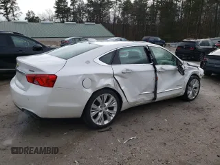 2017 Chevrolet Impala Premier with VIN 2G1145S37H9193027, listed as a Copart auction lot 45701755 with 110,566 mi miles and Salvage Title. Bid and sale history available at DreamBid. Image 3.