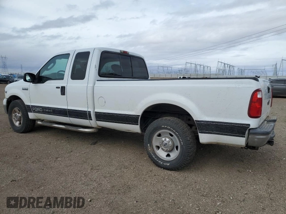 2005 Ford Super Duty F-250 XL with VIN 1FTSX20Y95EA84643, listed as a Copart auction lot 45469505 with 173,679 mi miles and Salvage Title. Bid and sale history available at carsss.com. Image 2.