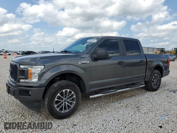 2019 Ford F-150 XL with VIN 1FTEW1CP3KKD25879, listed as a Copart auction lot 54385755 with 146,248 mi miles and Salvage title. Bid and sale history available at DreamBid. Image 1.