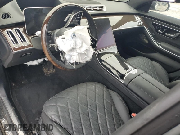 2024 Mercedes-Benz S 580 с VIN W1K6G7GB4RA288432, выставлен на аукционе Copart как лот 57503005 с пробегом Не указан миль и Списание • Salvage title. История ставок и продаж доступна на DreamBid. Изображение 8.