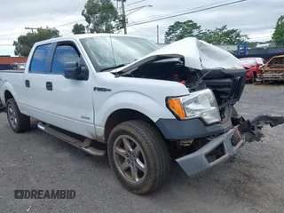 2012 Ford F-150 XL with VIN 1FTFW1ET5CFD02337, listed as a IAAI auction lot 41045899 with 1 mi miles. Bid and sale history available at carsss.com. Image 1.