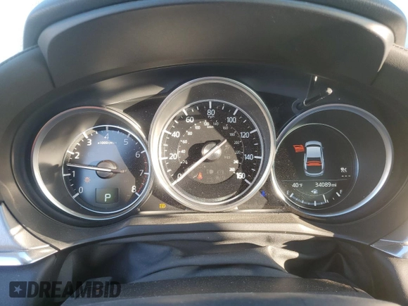 2019 Mazda 6 Grand Touring Reserve with VIN JM1GL1WY3K1508761, listed as a Copart auction lot 89268105 with 34,089 mi miles and Salvage Title. Bid and sale history available at DreamBid. Image 9.
