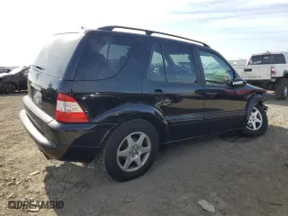 2002 Mercedes-Benz M-Class with VIN 4JGAB54E42A300392, listed as a Copart auction lot 85862904 with 50,852 mi miles and Salvage Title. Bid and sale history available at carsss.com. Image 3.