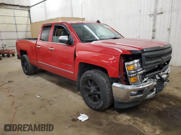 2015 Chevrolet Silverado 1500 LTZ with VIN 1GCVKSEC0FZ177523, listed as a Copart auction lot 82062554 with 147,767 mi miles and Salvage Title. Bid and sale history available at carsss.com. Image 4.
