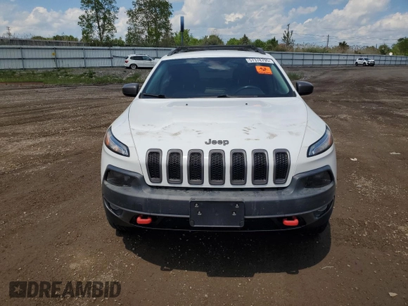 2014 Jeep Cherokee Trailhawk z VIN 1C4PJMBS5EW201897, wystawiony jako Copart lot #57378795 z przebiegiem 172 715 mil mil oraz Szkoda całkowita • Salvage title. Historia ofert i sprzedaży dostępna na DreamBid. Obrazek 5.