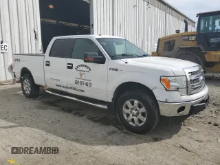 2013 Ford F-150 XL with VIN 1FTFW1EF9DKE66144, listed as a Copart auction lot 58134795 with 150,726 mi miles and Salvage title. Bid and sale history available at DreamBid. Image 4.