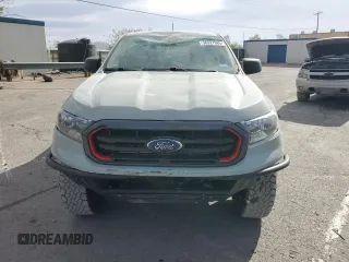 2021 Ford Ranger XL with VIN 1FTER4FH0MLD82079, listed as a Copart auction lot 56927685 with 43,985 mi miles and Salvage title. Bid and sale history available at DreamBid. Image 5.