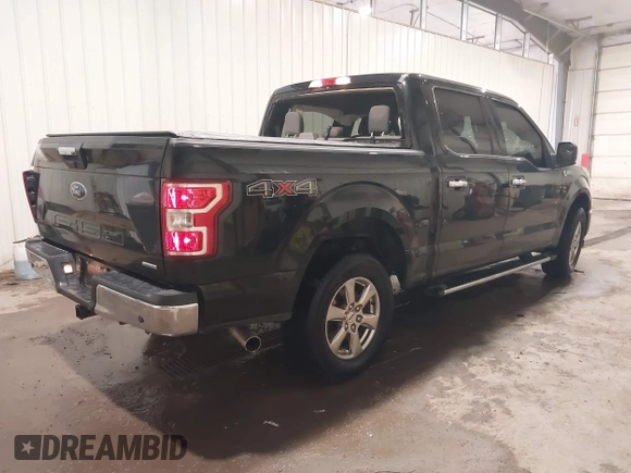 2018 Ford F-150 XL with VIN 1FTEW1EP1JKF22383, listed as a IAAI auction lot 42316339 with 113,052 mi miles and . Bid and sale history available at DreamBid. Image 4.
