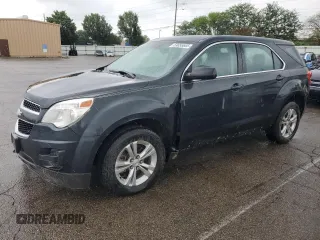 2013 Chevrolet Equinox LS z VIN 2GNALBEK0D1109142, wystawiony jako Copart lot #59656665 z przebiegiem 114 988 mil mil oraz Szkoda całkowita • Salvage title. Historia ofert i sprzedaży dostępna na DreamBid. Obrazek 1.