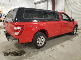 2022 Ford F-150 XL with VIN 1FTMF1CB1NKE26925, listed as a Copart auction lot 45418635 with 0 mi miles and Salvage Title. Bid and sale history available at carsss.com. Image 3.