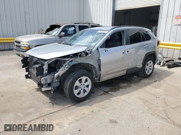 2019 Toyota RAV4 LE with VIN JTMH1RFV0KJ006644, listed as a Copart auction lot 59546835 with 101,050 mi miles and Salvage title. Bid and sale history available at DreamBid. Image 1.