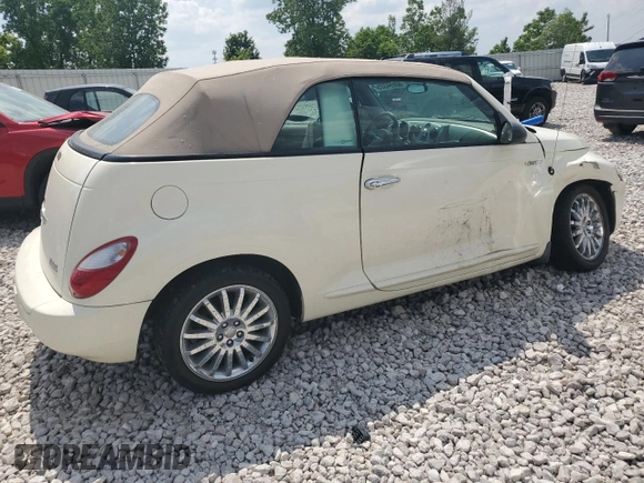 2006 Chrysler PT Cruiser GT with VIN 3C3HY75S26T374592, listed as a Copart auction lot 60694335 with 80,142 mi miles and Clean title. Bid and sale history available at DreamBid. Image 3.