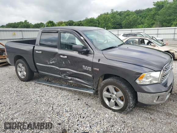 2018 Ram 1500 Big Horn with VIN 1C6RR7LT7JS281562, listed as a Copart auction lot 57679885 with 119,213 mi miles and Salvage title. Bid and sale history available at DreamBid. Image 4.