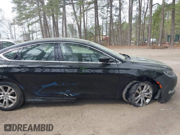 2015 Chrysler 200 Limited with VIN 1C3CCCAB1FN623343, listed as a IAAI auction lot 41958145 with 79,666 mi miles and . Bid and sale history available at DreamBid. Image 6.