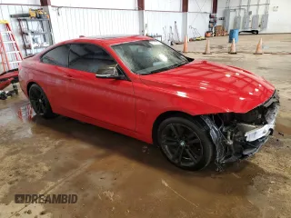 2016 BMW 4 Series 428i xDrive with VIN WBA3N9C54GK250704, listed as a Copart auction lot 52419385 with 92,738 mi miles and Salvage Title. Bid and sale history available at carsss.com. Image 4.
