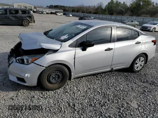 2021 Nissan Versa S with VIN 3N1CN8DV3ML895966, listed as a Copart auction lot 47865445 with 46,645 mi miles and Salvage Title. Bid and sale history available at carsss.com. Image 1.