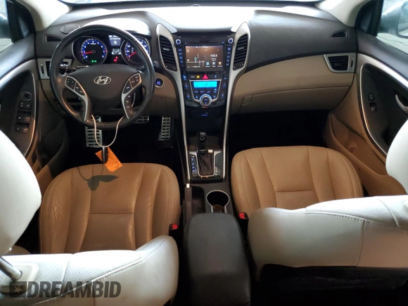 2016 Hyundai Elantra GT with VIN KMHD35LH1GU259084, listed as a Copart auction lot 74290494 with 28,949 mi miles and Salvage Title. Bid and sale history available at carsss.com. Image 8.